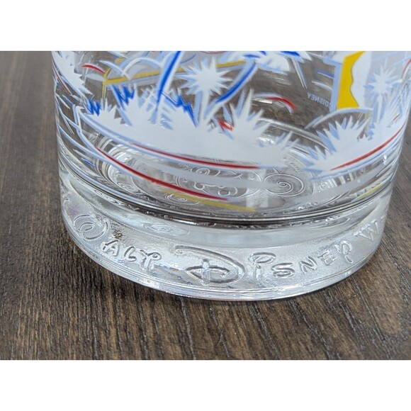 McDonalds Walt Disney World 25th Anniversary Mickey Mouse Epcot Drink Glasses - Picture 7 of 9